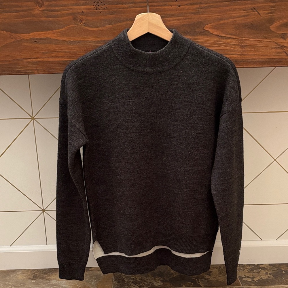 CALIA by Carrie Underwood Women's Dark Charcoal Turtleneck Sweater